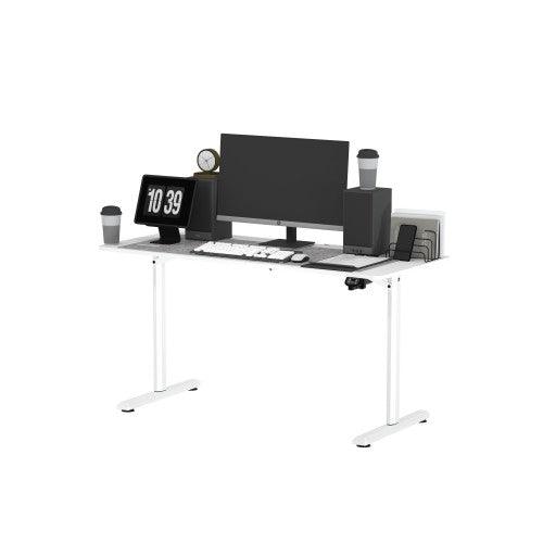 MSW Electric Standing Desk, 140 x 60 cm Steel Adjustable Height Desk, Quick Assembly, Ultra-Quiet Motor - V3-1460 - Toytexx MSW Electric Standing Desk, 140 x 60 cm Steel Adjustable Height Desk, Quick Assembly, Ultra-Quiet Motor - V3-1460 - Toytexx